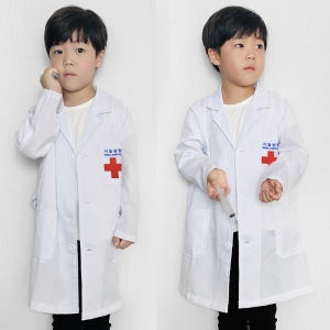 레뷰가운 아동 의사가운 직업체험 의상 역할놀이 코스튬 MD11S