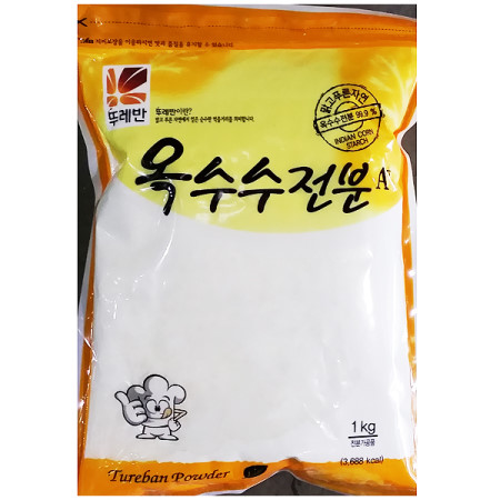 등면분 450g 밀전분 소맥전분 비정징면분 딤섬 아이스월병 하가우