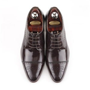 6047 스트레이트팁(브로그) 딥버건디