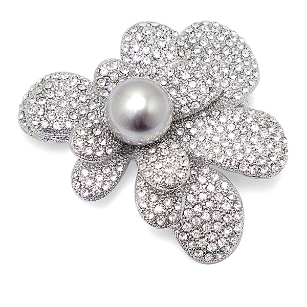 루피 noble pearl brooch O10005A130