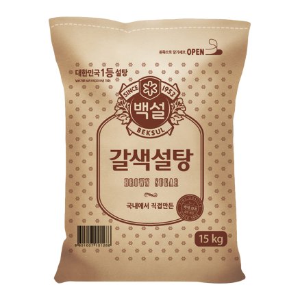 CJ제일제당 백설 갈색설탕 15kg