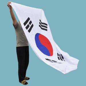 고급형 태극기5호 120x180cm 응원 계양용 대형 태극기