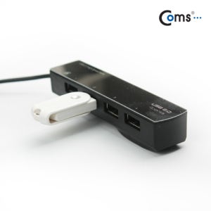 케이블마트 NIT753 USB 2.0 4포트 허브-케이블 내장