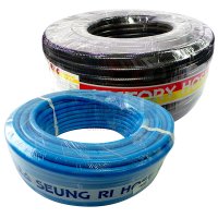 고급 PVC 편사 내압 호스 50m 롤 15-16mm/물 호수 가든/말랑이