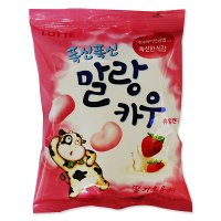 롯데 폭신폭신 말랑카우 딸기우유맛 158g