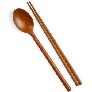 옻칠 나무 수저세트 일반 직선 숟가락 젓가락