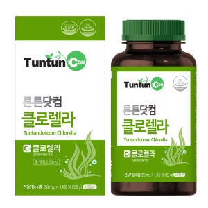 튼튼닷컴 클로렐라 (1400정) 총 엽록소 90 mg, 피부건강 항산화 건강기능식품