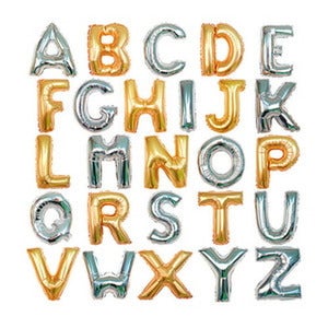 알파벳 은박풍선 (대)