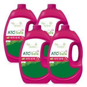 아토세이프 친환경 액체세제 대용량 2.5L 본품 4개