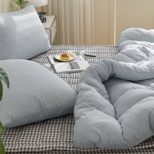 마틸라 먼지없는 기숙사 이불 스테이 사계절 차렵이불 베개커버 세트 SS