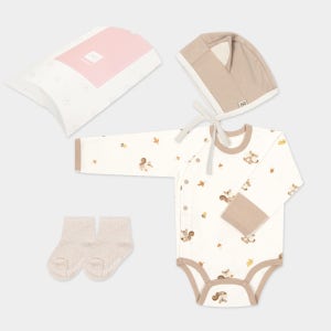 [메르베] 신생아옷 세트 (겨울 출산선물)