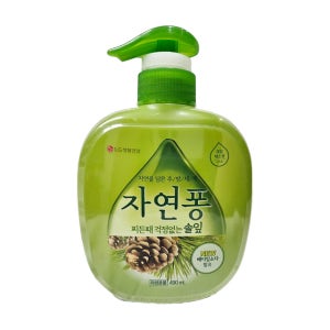 LG생활건강 자연퐁 솔잎주방세제 용기 490ml