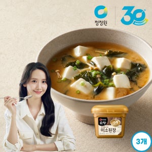 청정원 순창 우리쌀로 만든 미소된장 450g, 3개