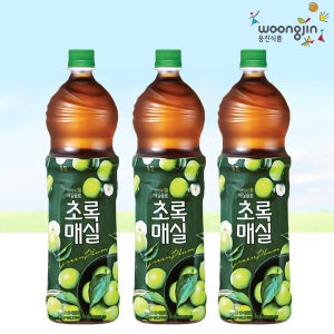 웅진 초록매실 1.5L x 12개 페트음료
