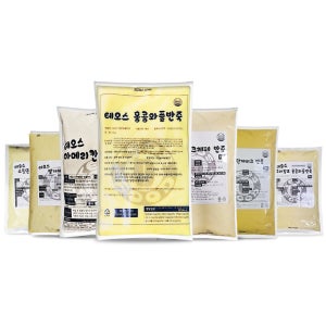 와플반죽 1kg 8종류 사업자 샘플 우리쌀로 아메리칸 홍콩 벨기에 크레페 팬케이크 붕어빵 재료 믹스
