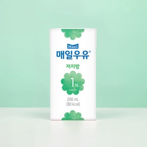 매일우유 멸균 저지방 1% 200ml 24팩 [도착보장]