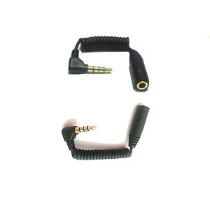 에스테크 SG-036 스마트폰 3극 4극 코일형 이어폰연장선