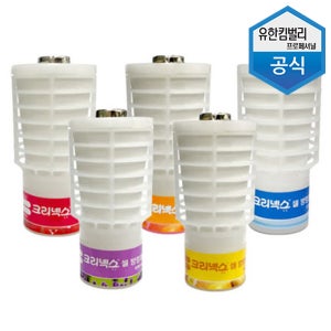 유한킴벌리 크리넥스 셀방향제 4가지향 공기흐름작동 60일지속 유해물질무첨가 디스펜서 56314 56316 56317 56318 56319 57157