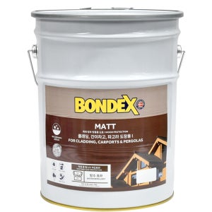 본덱스 목재 방부 방충용 도료 오일스테인 20L 투명