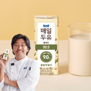 [새벽배송] 매일두유 99.9 플레인 저당두유 190ml 24팩