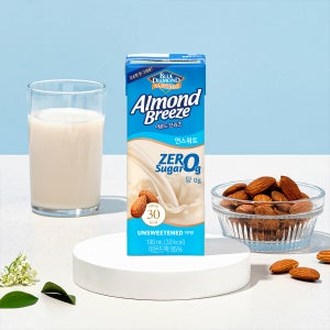 아몬드브리즈 언스위트 제로슈거 190ml 24팩 [새벽배송]