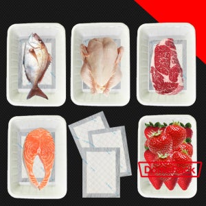 신선흡수패드, 미트패드, 고기핏물제거 09cmX13cm 5000장 (1박스)
