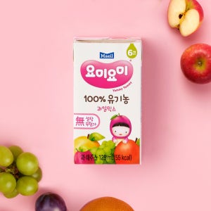 요미요미 유기농 주스 과일믹스 125ml 24팩