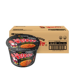 삼양식품 컵라면 불닭볶음면 105g, 16개