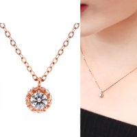 [프로포즈목걸이] 기념일선물 독특한 데일리 1부 다이아몬드 목걸이