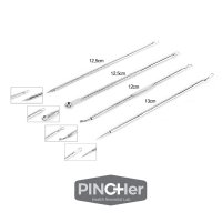 핀처 PINCHer 여드름 압출기 피지 블랙헤드 제거기 세트 의료용 큐렛