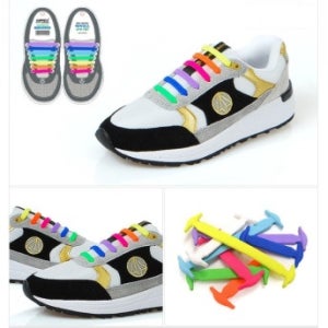 묶지않는 실리콘 신발끈 매듭없는 고무신발끈 끼우는 구두끈 안묶는 운동화끈