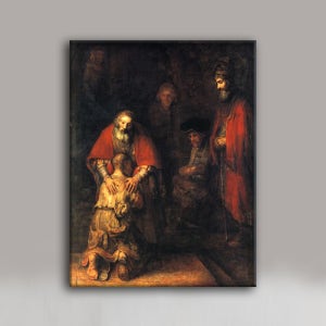 명화 영화 인테리어 모음 01 램브란트_돌아온탕자 캔버스액자 45x53cm