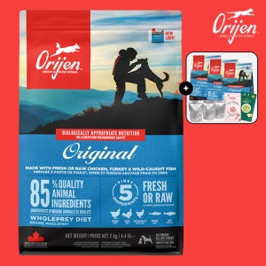 (1KG+소분팩+간식) 오리젠 오리지날독 11.4kg