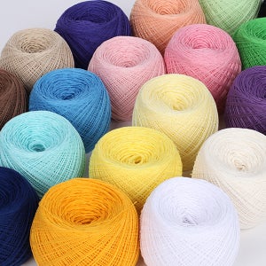 타조 구정 뜨개실순면40수(10+1) 뜨개질실 코바늘실 면사 타조실 구정실