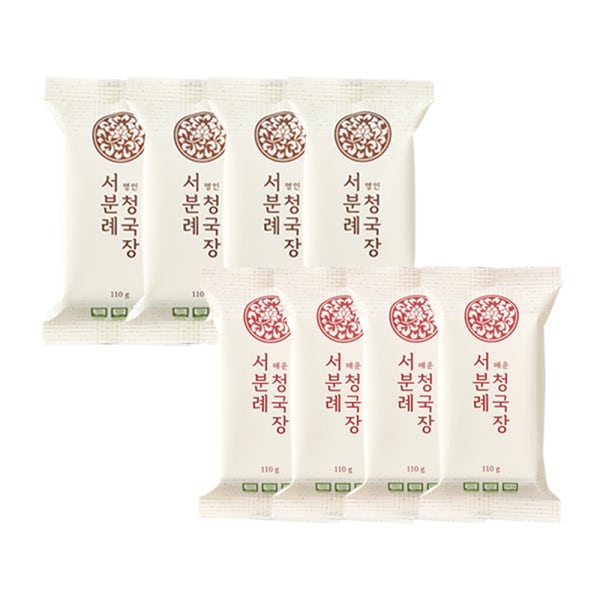[서일농원] 서분례명인 반반청국장, 기본 4개 + 매운맛 4개
