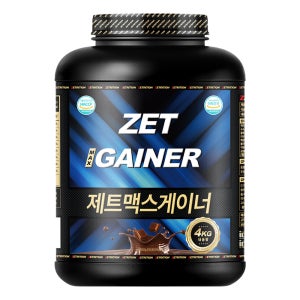 제트리션 제트맥스게이너 4kg 초코 체중증가 벌크업 살찌는 탄수화물 보충제