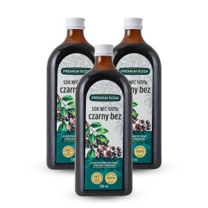 프리미엄로사 삼부커스 엘더베리 원액 100% NFC 착즙 주스 즙 500ml, 3개