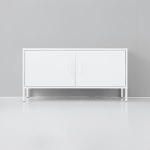 MKB 캐비넷 가로양문 TV스탠드 1150x400x595mm, 화이트 3970.9198