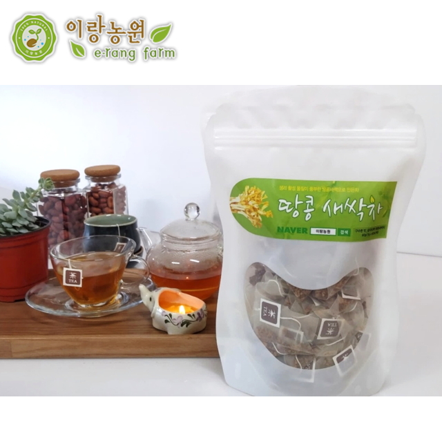 땅콩새싹차 삼각 대용량60티백, 원재료 국내산100%땅콩새싹