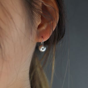 14k 흑진주 귀걸이