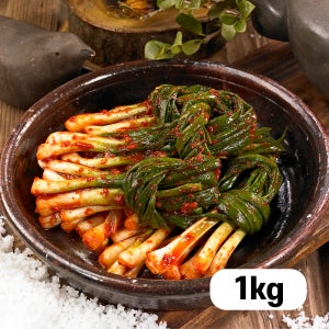 참가득 입맛 돋우는 파김치1kg 국산100% 잔파 별미김치