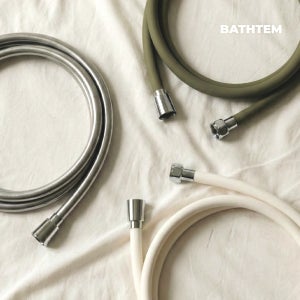 바스템 물때가 끼지않는 튜브형 샤워줄 2M