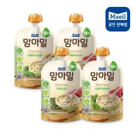 맘마밀 안심이유식 9개월맛보기(미역3+녹황3+시금치2+브로콜리2)초기 중기 유아식