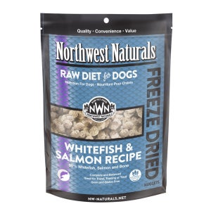 노스웨스트 내추럴 동결건조 흰살생선&연어 강아지사료 708.7g.