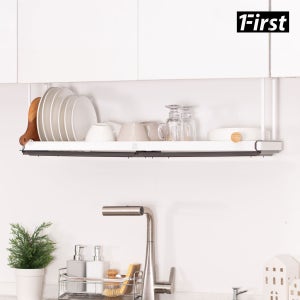 퍼스트 하이엔드 부착식 식기건조대 800-240mm높이선택 설거지 그릇 싱크대 주방 건조대