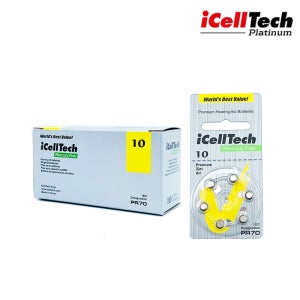 보청기 배터리 아이셀텍 10A 1박스 60알 밧데리 건전지