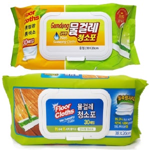 물걸레 청소포 30매 중형 대형 청소 물티슈 학교 가정 업소