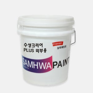삼화페인트 벽면용 수성바니쉬 수성크리어 PLUS 외부용 18L 투명 유광