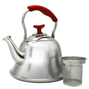 리빙글로리 레드 스텔라 차망 삐삐 소리나는 휘슬 주전자 4L