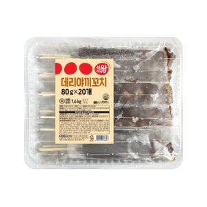 식자재왕 데리야끼 양념 닭꼬치 (80gx20ea) 1.6kg